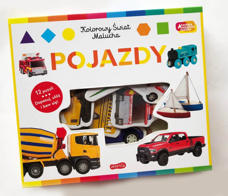 Pojazdy. Akademia mądrego dziecka. Kolorowy świat malucha / HarperCollins