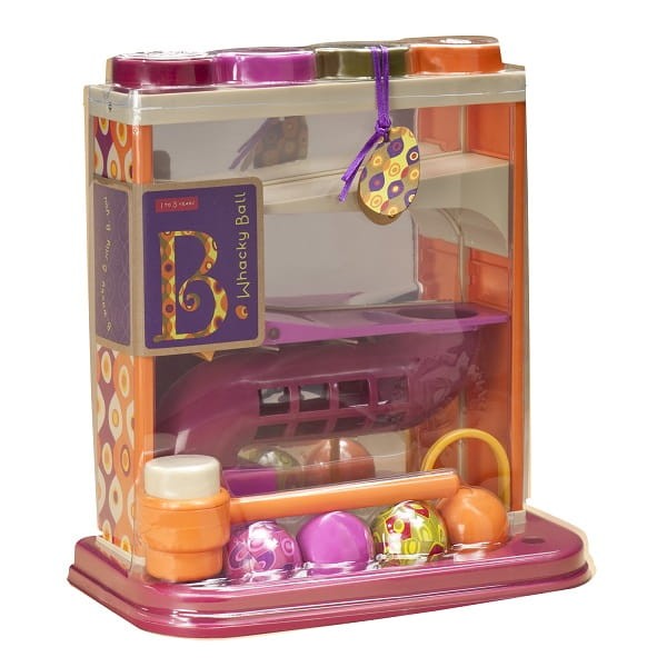 Whacky Ball – lustrzany kulodrom z młotkiem / B.Toys