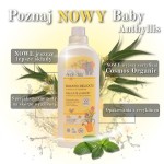 Naturalny płyn do prania ubranek dziecięcych, do prania ręcznego i w pralce, 1l / Baby Anthyllis