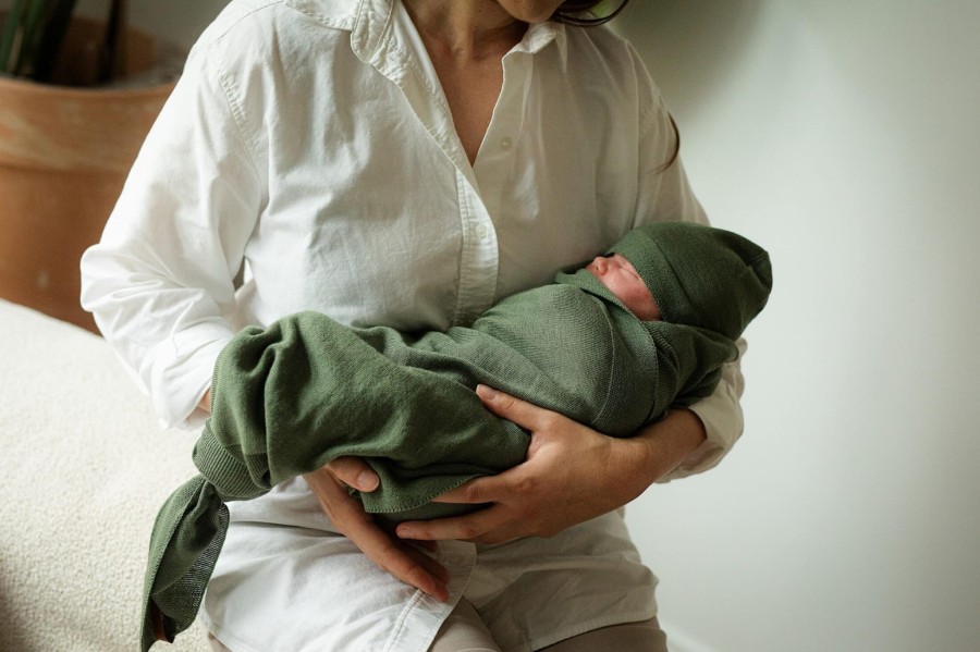 Zestaw merino Cozy - oliwkowy / Yarnami
