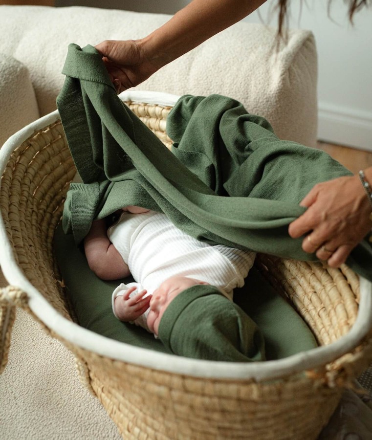 Zestaw merino Cozy - oliwkowy / Yarnami