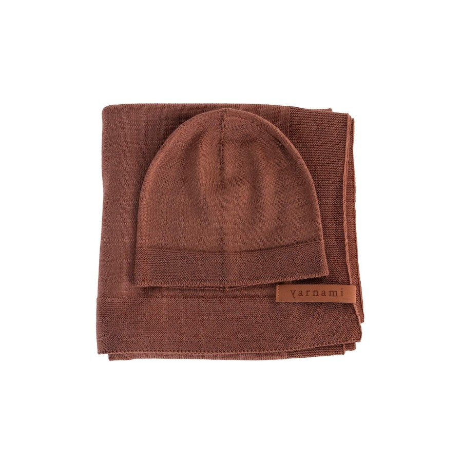 Zestaw merino Cozy - terrakota / Yarnami