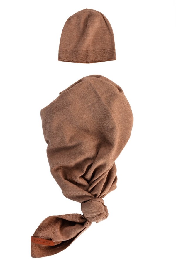 Zestaw merino Cozy - cynamonowy / Yarnami