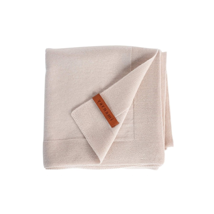 Kocyk Merino Cozy - piaskowy / Yarnami