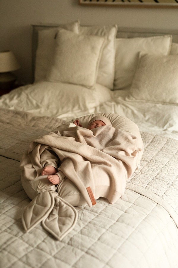 Kocyk Merino Cozy - piaskowy / Yarnami