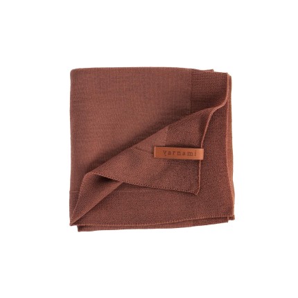 Kocyk Merino Cozy - terrakota / Yarnami