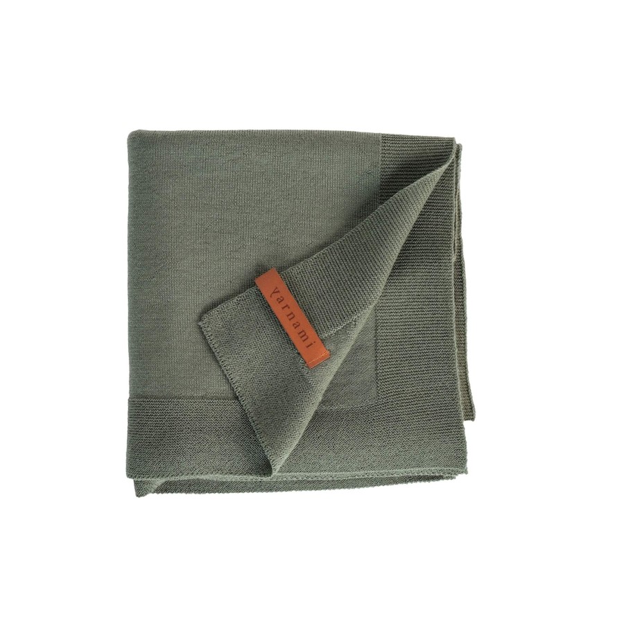 Kocyk Merino Cozy - oliwkowy / Yarnami