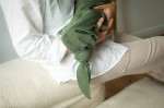 Kocyk Merino Cozy - oliwkowy / Yarnami