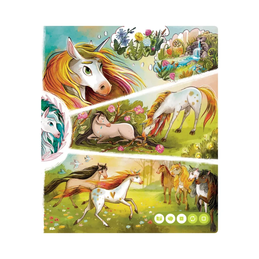 Konie i jednorożce 3+ / Czytaj z Albikiem