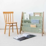 Stojak na Książki Recycled Solid Green / 3 Sprouts