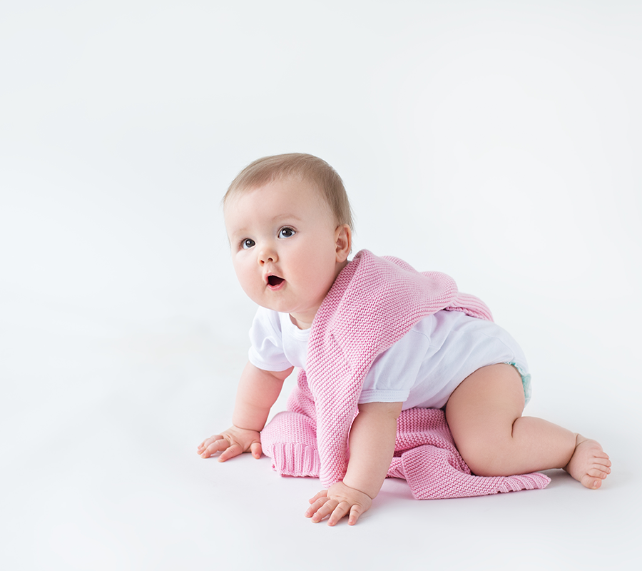 Bambusowy koc 80x100 RÓŻ / Lullalove