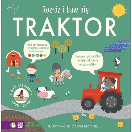 II GATUNEK: Rozłóż i baw się. Traktor / Wydawnictwo Zielona Sowa