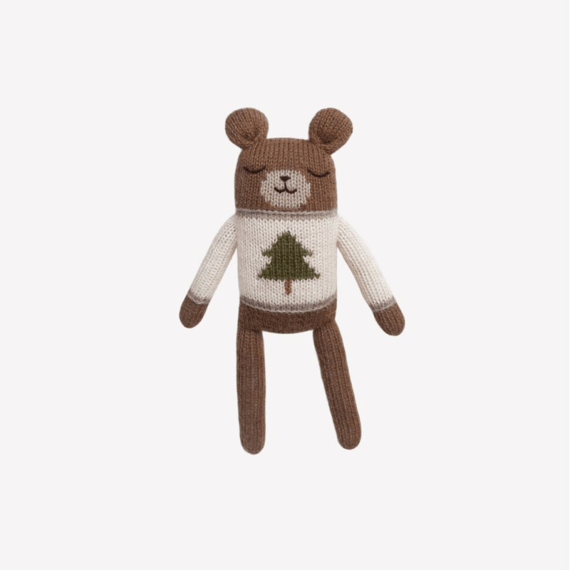 Dziergany miś z wełny alpaki - Christmas sweater / Main Sauvage