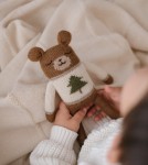 Dziergany miś z wełny alpaki - Christmas sweater / Main Sauvage