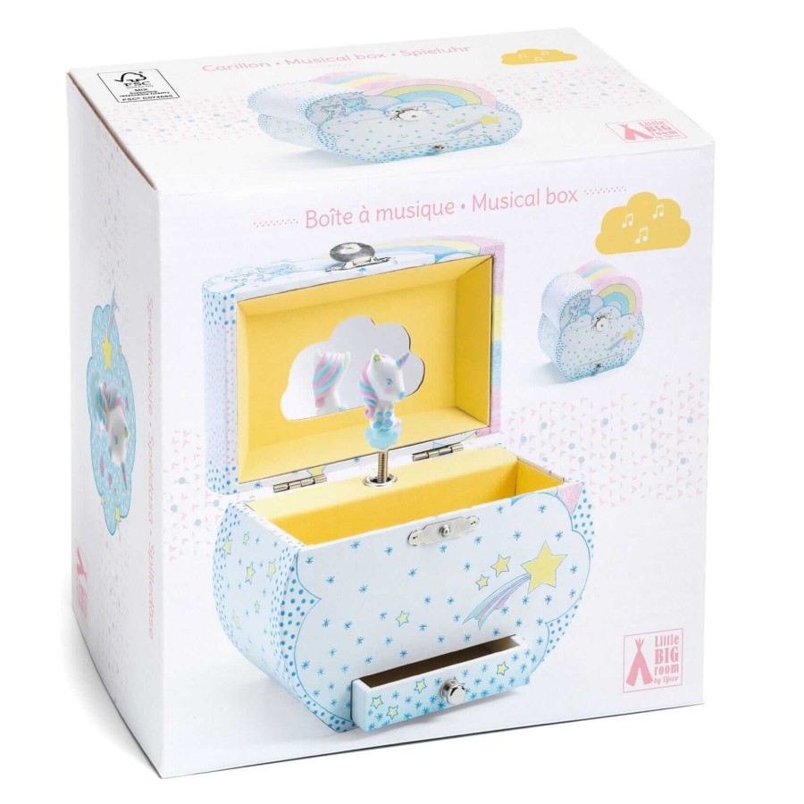 Szkatułka z pozytywką MARZENIA JEDNOROŻCÓW / Djeco