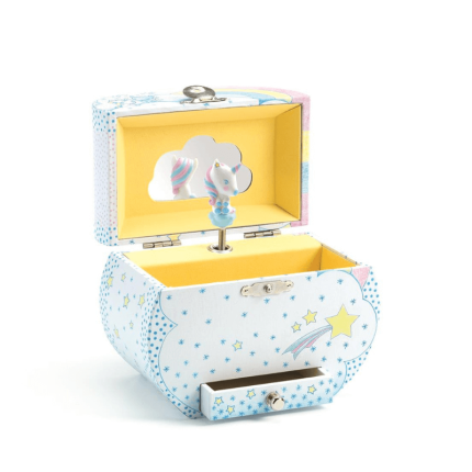 Szkatułka z pozytywką MARZENIA JEDNOROŻCÓW / Djeco