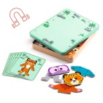 Magnetyczne puzzle Inzebox SAFARI / Djeco