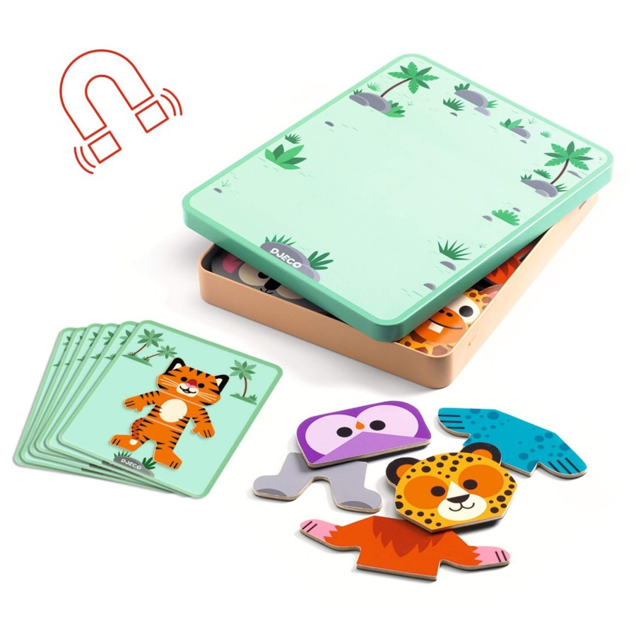 Magnetyczne puzzle Inzebox SAFARI / Djeco