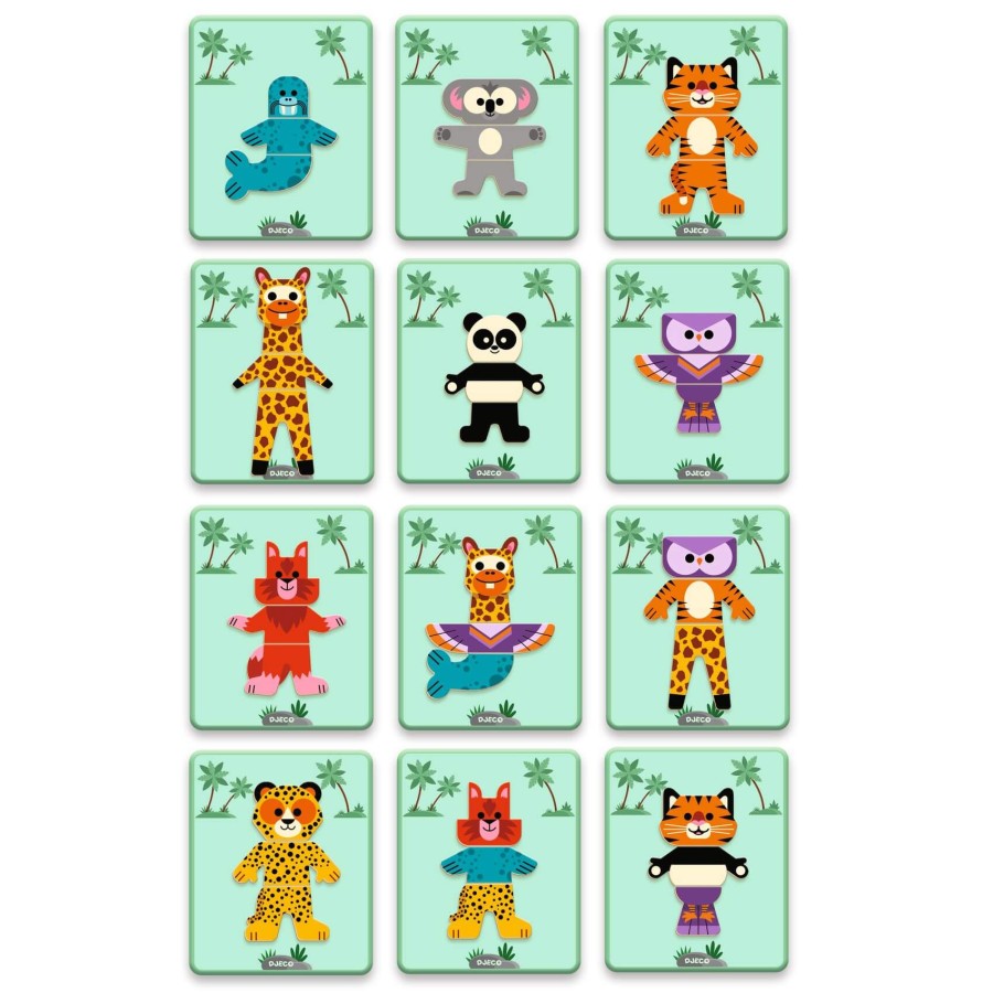 Magnetyczne puzzle Inzebox SAFARI / Djeco