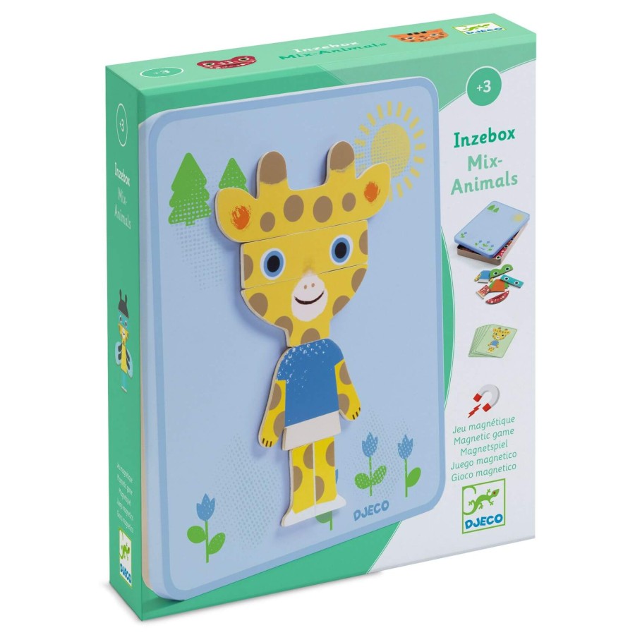 Magnetyczne puzzle Inzebox ZWIERZĘTA / Djeco