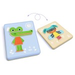 Magnetyczne puzzle Inzebox ZWIERZĘTA / Djeco