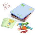 Magnetyczne puzzle Inzebox ZWIERZĘTA / Djeco