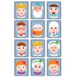 Magnetyczne puzzle Inzebox PORTRETY / Djeco