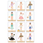 Magnetyczne puzzle Inzebox UBIERANKI / Djeco