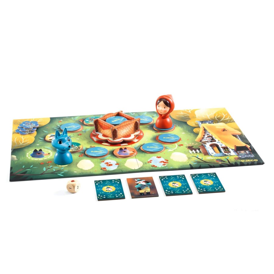 Gra planszowa CZERWONY KAPTUREK / Djeco