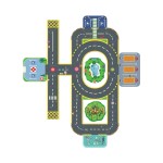 Drewniana układanka 3D MIASTO CRAZY MOTORS / Djeco