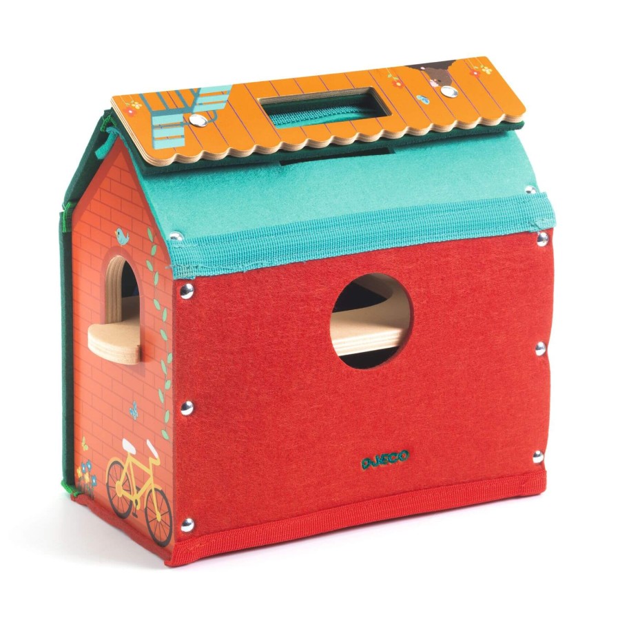 Drewniany domek z figurkami SOFTIHOUSE / Djeco