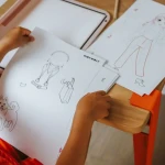 Podświetlany tablet do nauki pisania i rysowania KIDYDRAW-PRO - rózowy / Kidywolf