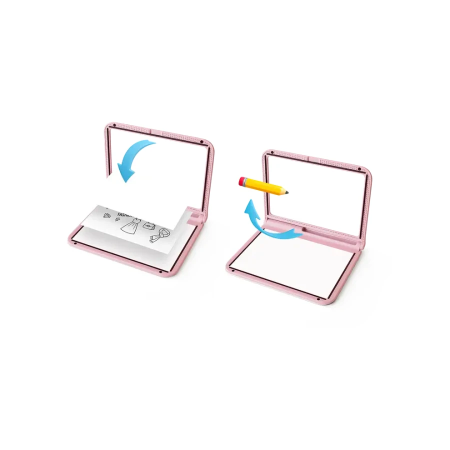 Podświetlany tablet do nauki pisania i rysowania KIDYDRAW-PRO - rózowy / Kidywolf