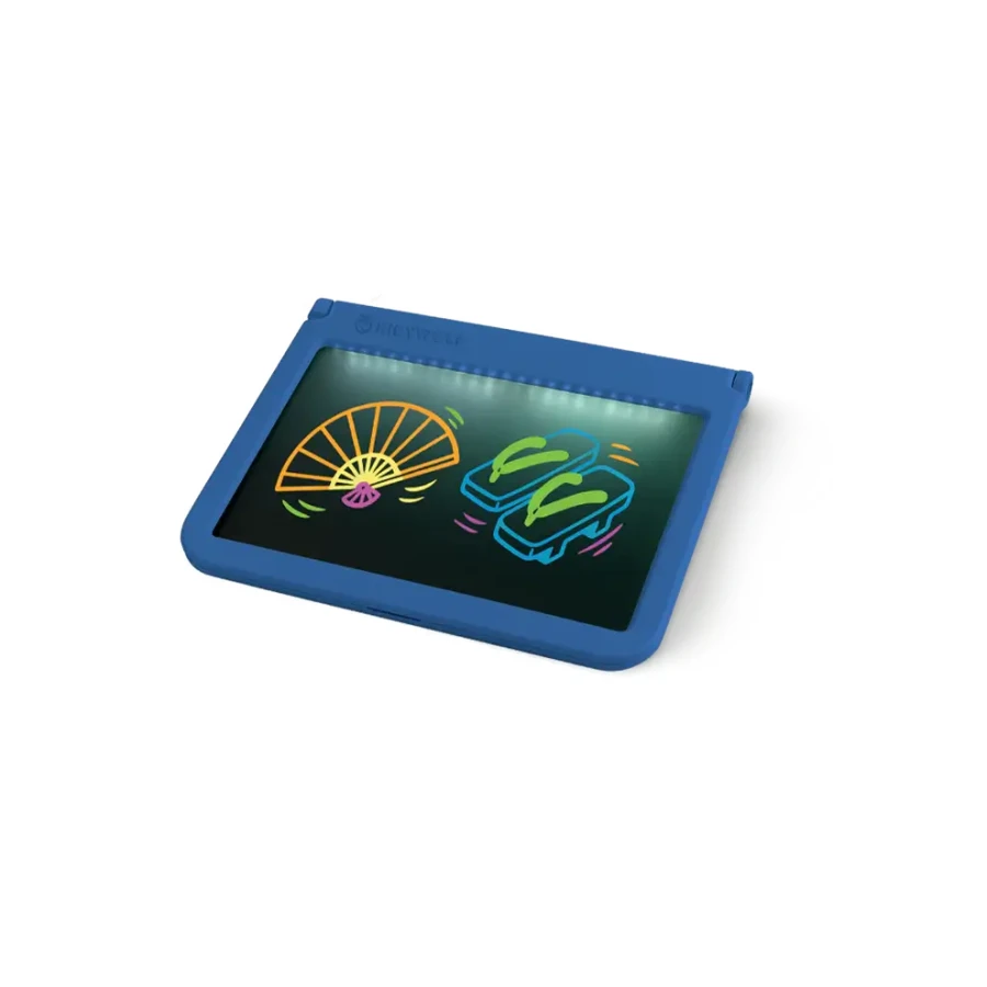 Podświetlany tablet do nauki pisania i rysowania K-DRAW-PRO - niebieski / Kidywolf