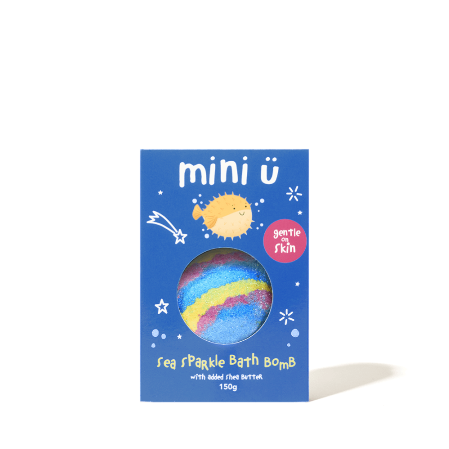 Musująca kula do kąpieli Perłowa fala, 50 g / Miniu