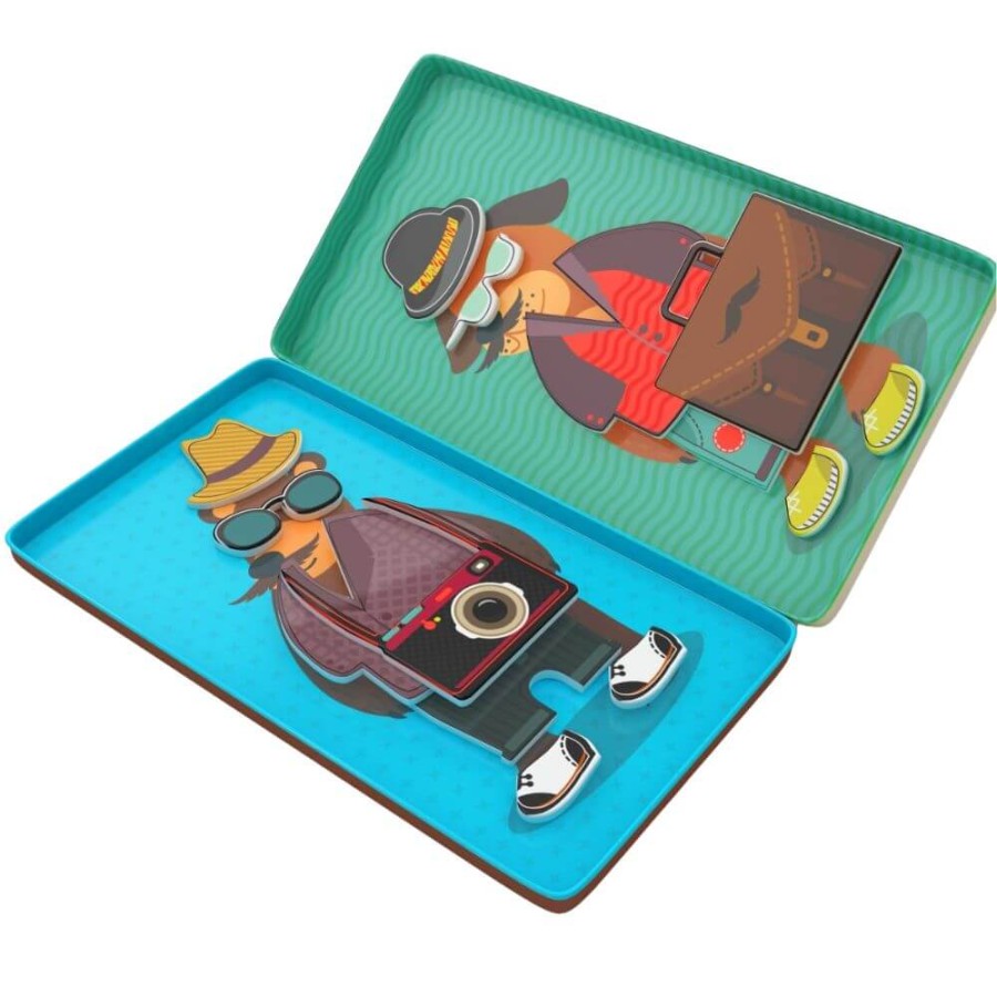 Podróżna gra magnetyczna - Ubieranki Misie / The Purple Cow