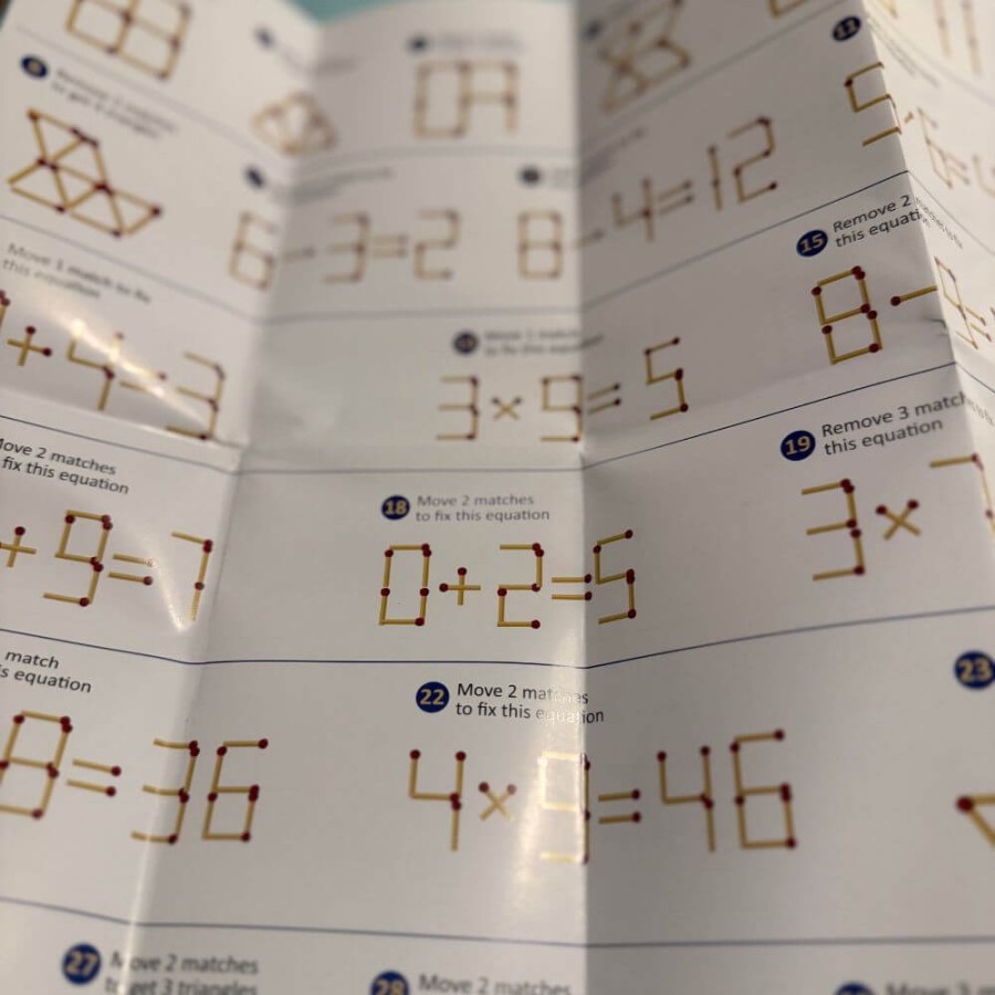 Podróżna gra magnetyczna - Gra w zapałki / The Purple Cow