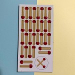 Podróżna gra magnetyczna - Gra w zapałki / The Purple Cow