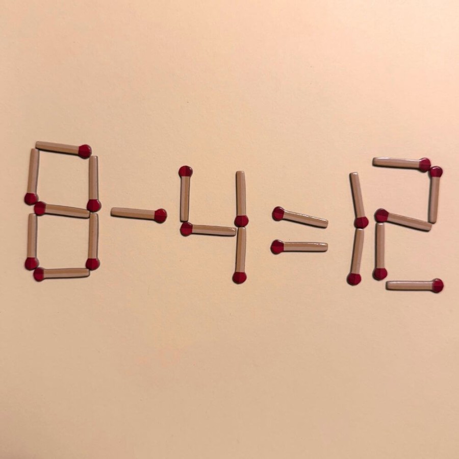 Podróżna gra magnetyczna - Gra w zapałki / The Purple Cow