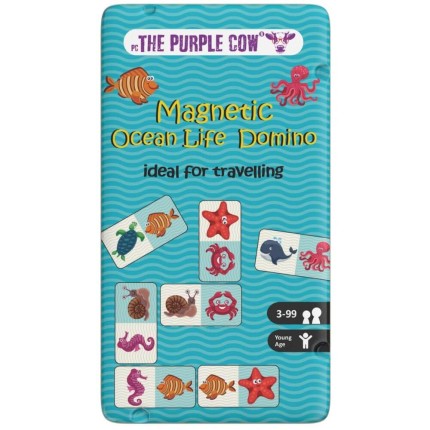 Podróżna gra magnetyczna - Domino Ocean / The Purple Cow