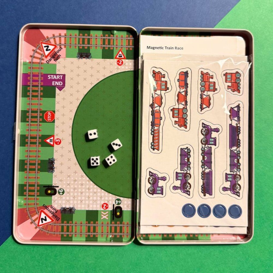 Podróżna gra magnetyczna - Wyścig pociągów / The Purple Cow