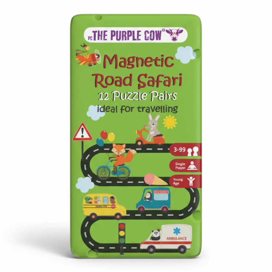 Podróżna gra magnetyczna - Drogowe Safari / The Purple Cow