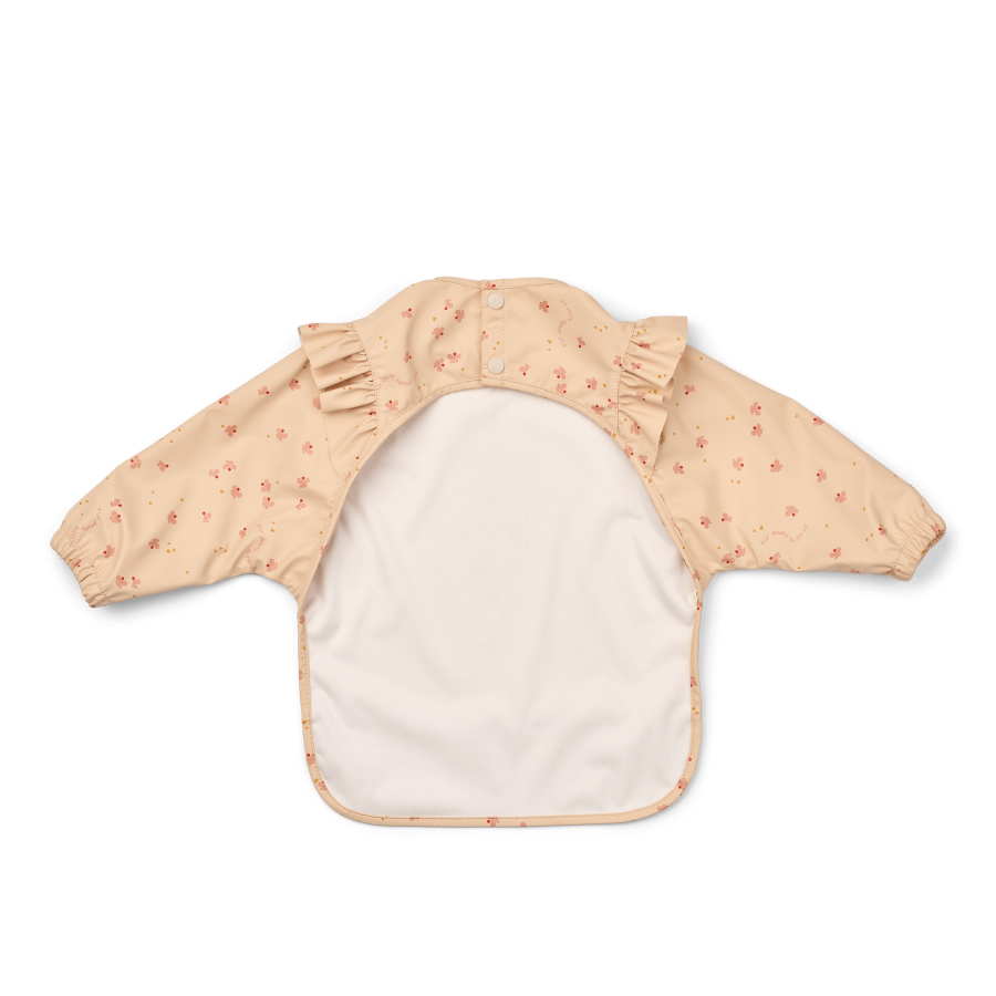 Wodoodporny śliniak z rękawkami Merle - mini butterfly, apple blossom / Liewood