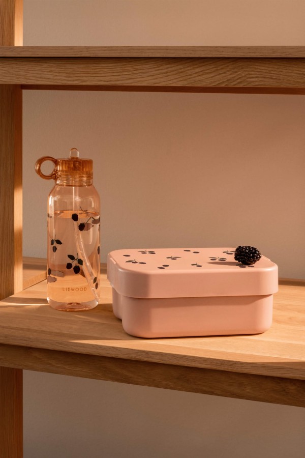 Lunchbox z przegródkami Kamil - berry, pale tuscany / Liewood