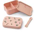 Lunchbox z przegródkami Kamil - berry, pale tuscany / Liewood