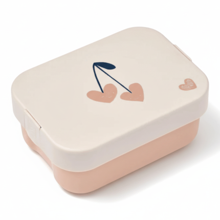Lunchbox z przegródkami Kamil - sweetheart, sandy / Liewood