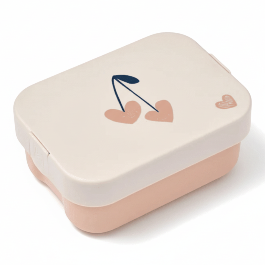 Lunchbox z przegródkami Kamil - sweetheart, sandy / Liewood