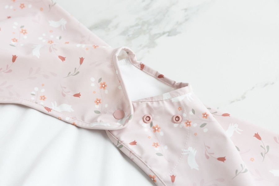 Wodoodporny śliniak z długim rękawem BLW Botanical Bunnies / BIBaDO