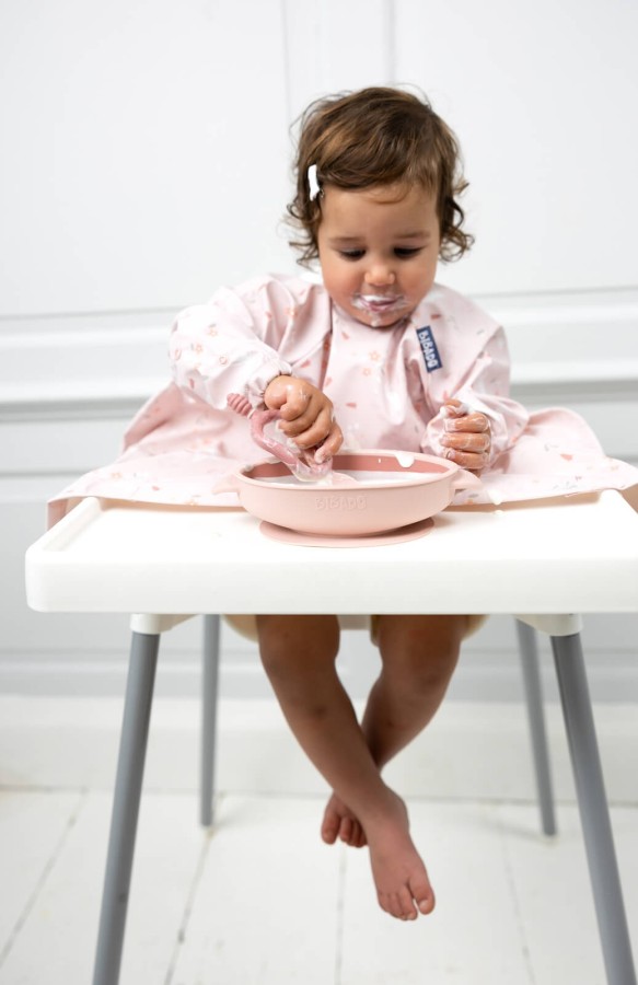 Wodoodporny śliniak z długim rękawem BLW Botanical Bunnies / BIBaDO