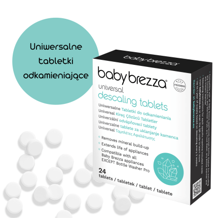 Uniwersalne tabletki odkamieniające 24 szt. / Baby Brezza